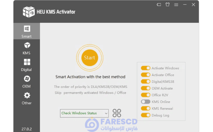 Windows and Office Activation Program HEU KMS Activator v27