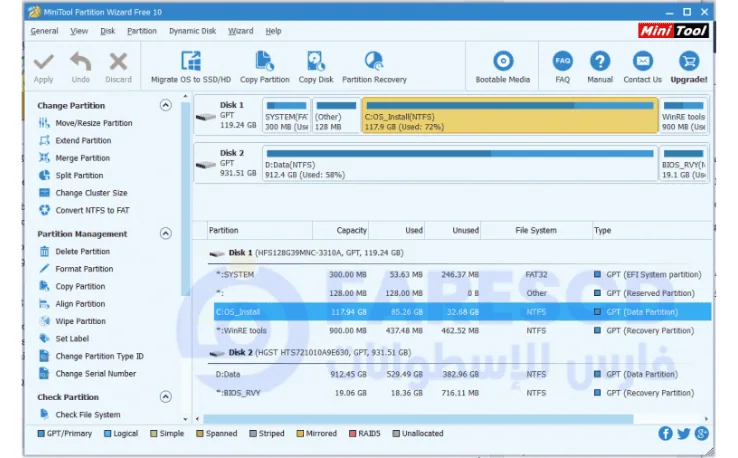 Minitool Partition Wizard 8.1 Portable